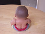 Knit Baby Pants- Back