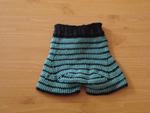 Black Ocean Soaker Shorts, back panel