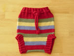 Primary Plus- hand knit and crocheted wool soaker