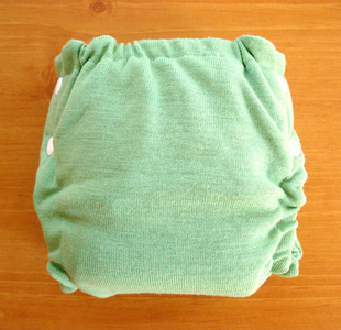 Stacinator Stretch Wool Diaper Cover- Sage