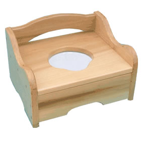 Solid Poplar Wood Potty