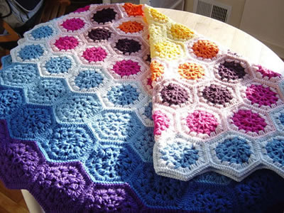 Galaxy Afghan- Hand Made